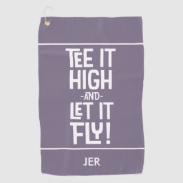 Toalla De Golf Golfista Tee de Golf Humor Divertido Deportes Mono