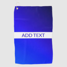 Gradiente azul y texto editable en franja blanca