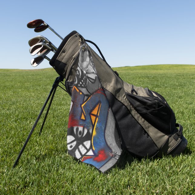 Toalla De Golf Graffiti 1 gta (Verde)