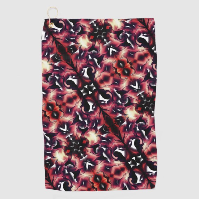 Toalla De Golf Gran espejo de esculturas ligeras, sobre blanco (Anverso)