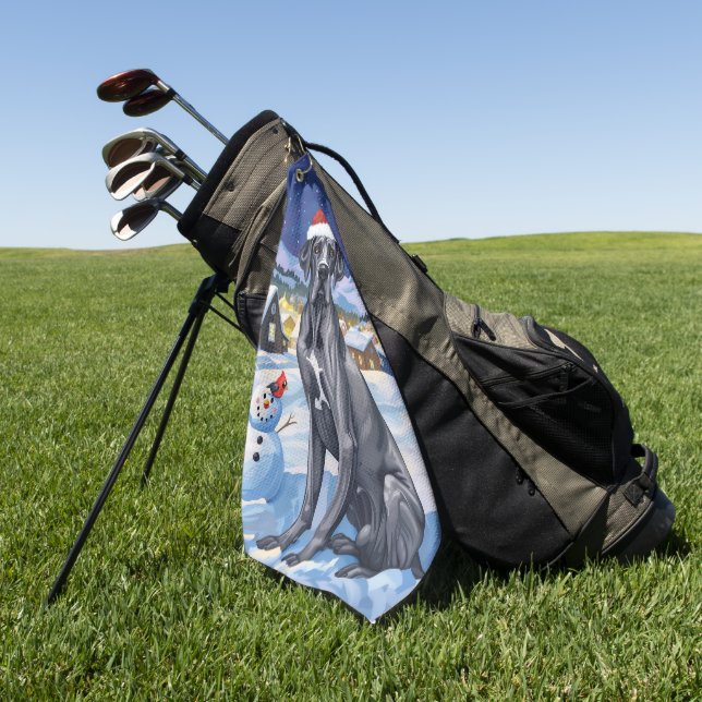 Toalla De Golf Gran Navidad de Invierno Dane Wonderland (Verde)
