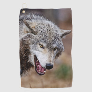 Toalla De Golf Gray Wolves 