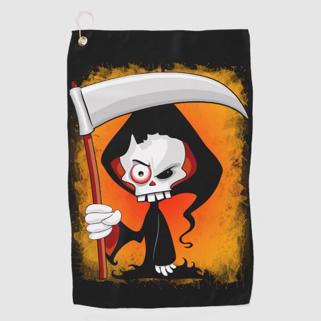 Toalla De Golf Grim Reaper Personalizado (Anverso)