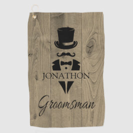 Toalla De Golf Groomsmen personalizado