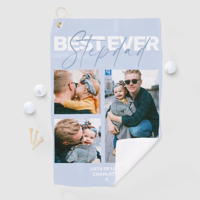 Toalla De Golf Guay Happy Fathers Day Stepdad 3 Foto (In situ)