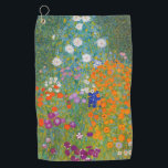 Toalla De Golf Gustav Klimt - Jardín de flores<br><div class="desc">Jardín de flores - Gustav Klimt en 1905-1907</div>