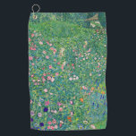 Toalla De Golf Gustav Klimt - Paisaje de los jardines italianos<br><div class="desc">Paisaje Jardín Italiano / Paisaje Horticultural Italiano - Gustav Klimt,  Petróleo en Lienzo,  1913</div>