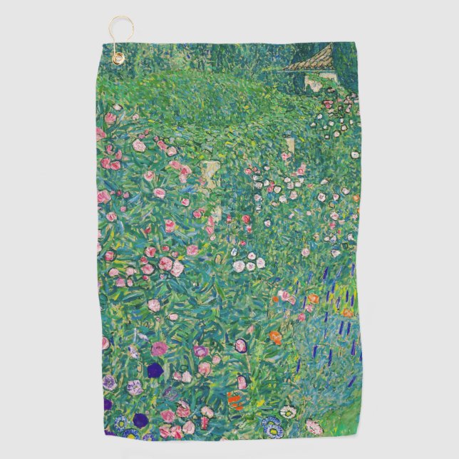 Toalla De Golf Gustav Klimt - Paisaje de los jardines italianos (Anverso)
