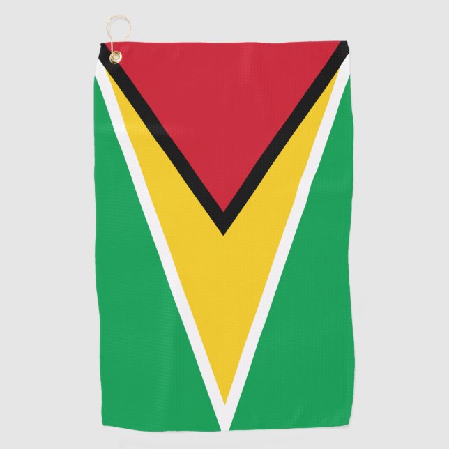 Toalla De Golf Guyana flag  (Anverso)