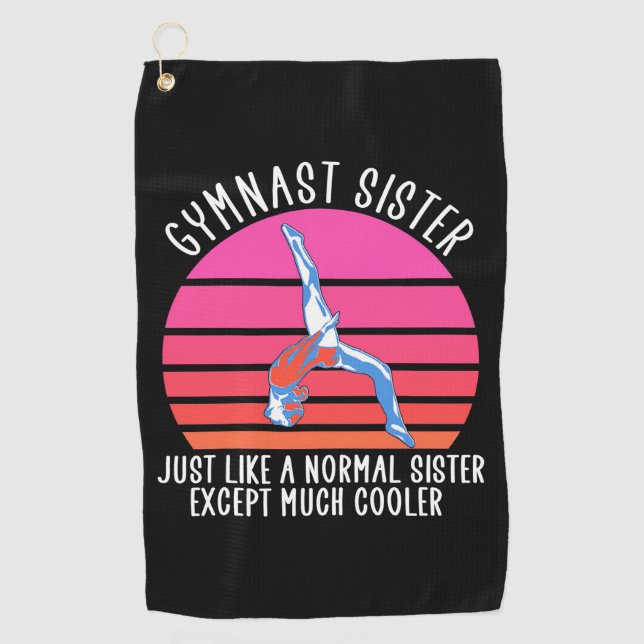 Toalla De Golf Gymnast Sister (Anverso)