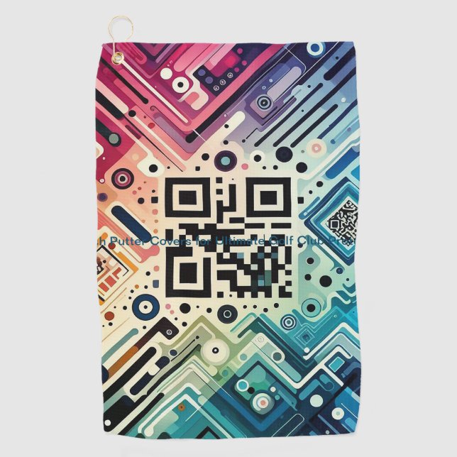 Toalla De Golf Haga clic en Personalizar para cambiar a su propio (Anverso)