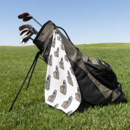 Toalla De Golf Halloween, Fantasma Gris Lindo, Truco o Trato, Buu