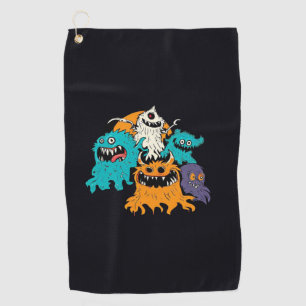 Toalla De Golf Halloween/Monster/Octubre/Otoño
