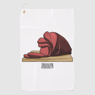 Toalla De Golf Ham personalizado ilustracion