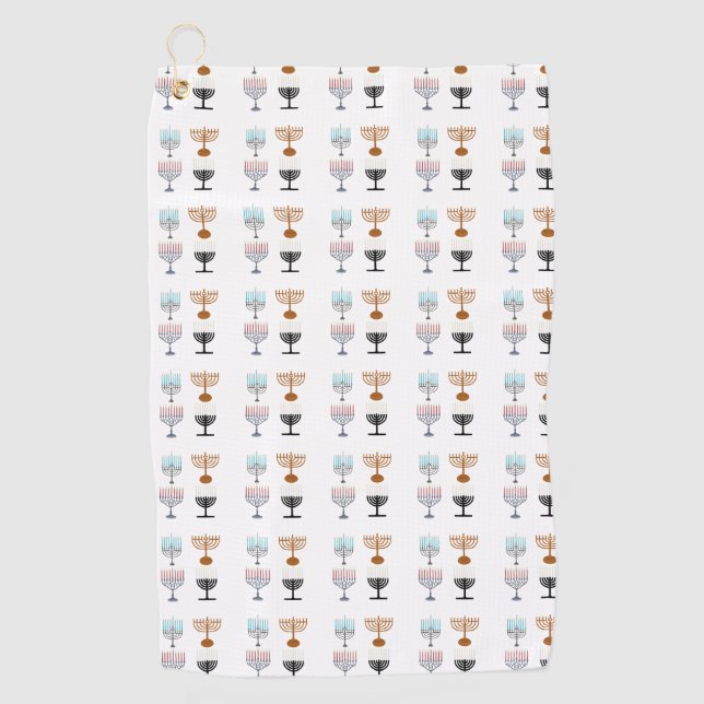 Toalla De Golf Hanukkah Religión Judaísmo judaico judío (Anverso)