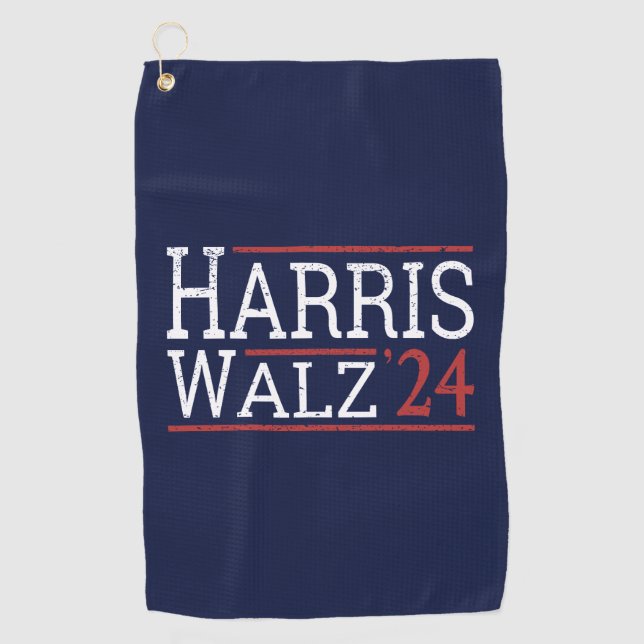 Toalla De Golf Harris Walz Election 2024 I (Anverso)