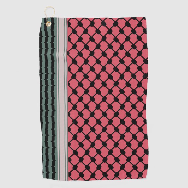 Toalla De Golf Hatta Keffiyeh Kufiya Folk (Anverso)