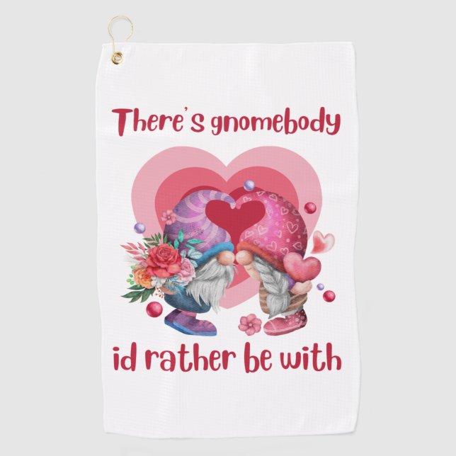 Toalla De Golf Hay gnomebody id con (Anverso)