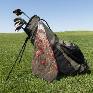 Toalla De Golf hermosas flores de amapola