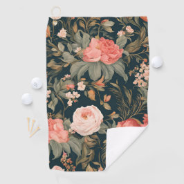 Toalla De Golf Hermosas Flores Rosas Florales