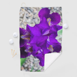 Toalla De Golf Hermoso iris morado
