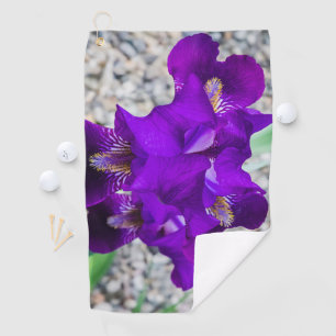 Toalla De Golf Hermoso iris morado