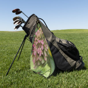 Toalla De Golf Hidrangea de otoño con hojas de Hosta dorada