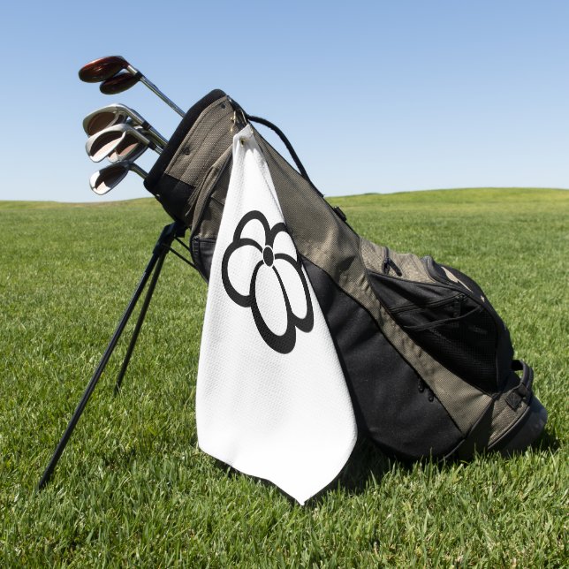 Toalla De Golf hiedra sombreada al estilo Korin (Verde)