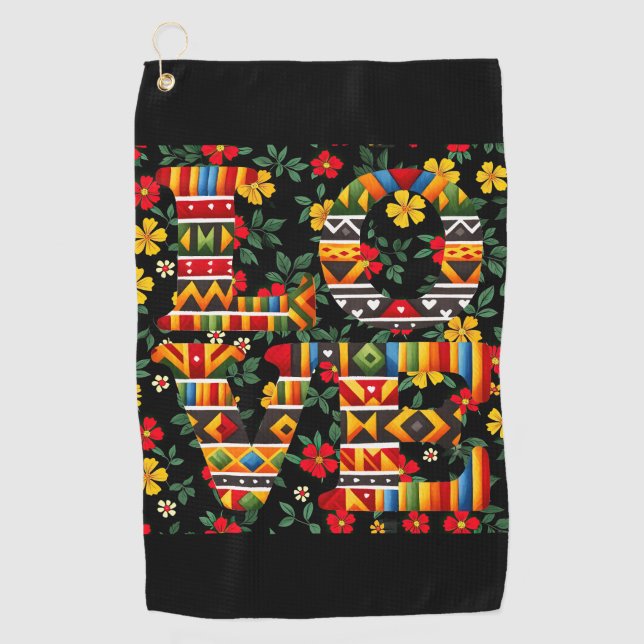 Toalla De Golf Historia de los meses negros para Golfer (Anverso)