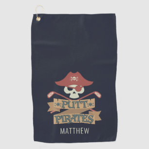 Toalla De Golf Hobby de Golfing de Putt Pirates