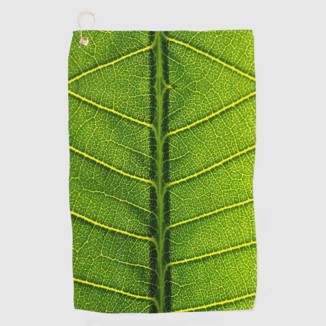 Toalla De Golf Hoja verde (Anverso)