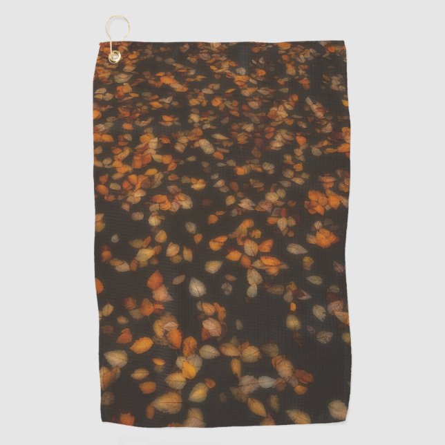 Toalla De Golf hojas de otoño (Anverso)