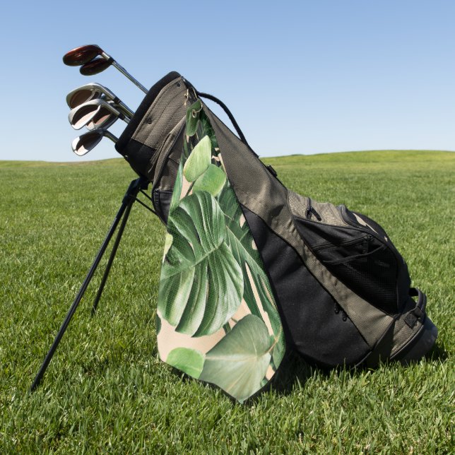 Toalla De Golf Hojas florales/hawaianas/tropicales (Verde)
