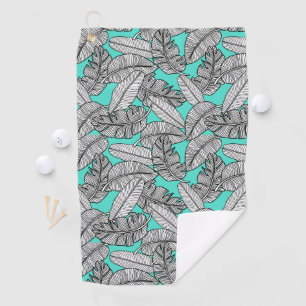 Toalla De Golf Hojas tropicales de Monstera