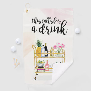 Toalla De Golf Hora feliz en casa II