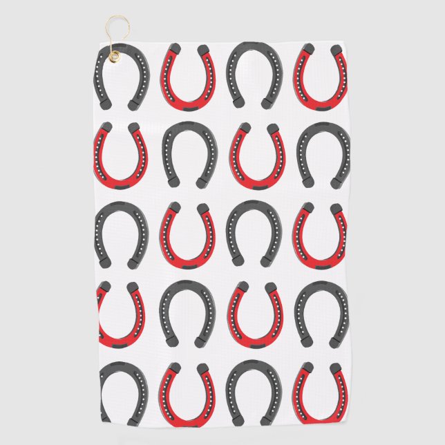 Toalla De Golf Horseshoe Buena Suerte Horseshoe (Anverso)