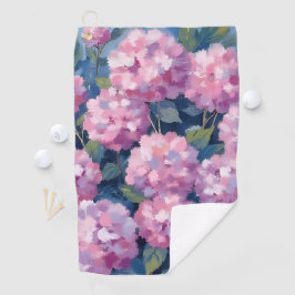 Toalla De Golf Hortensias Florales Rosa Rubor