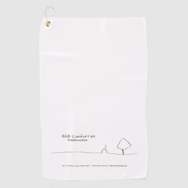 Toalla De Golf Hotel Comfort Inn Resort en B&B (Anverso)