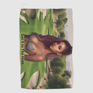 Toalla De Golf Hottie en el curso