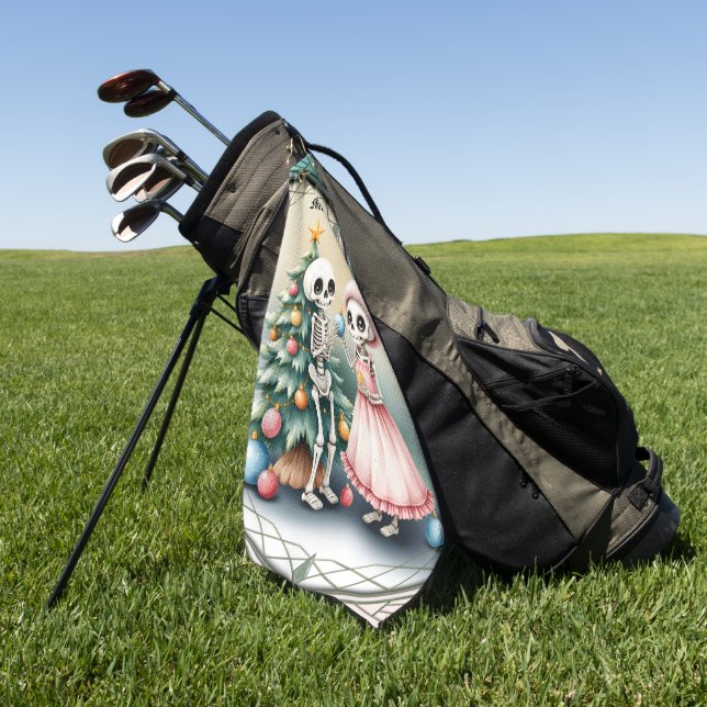 Toalla De Golf Huesos, baubles y un poco de magia (Verde)