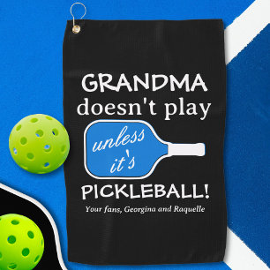 Toalla De Golf Humor de abuela dulce tipografía divertida canto d