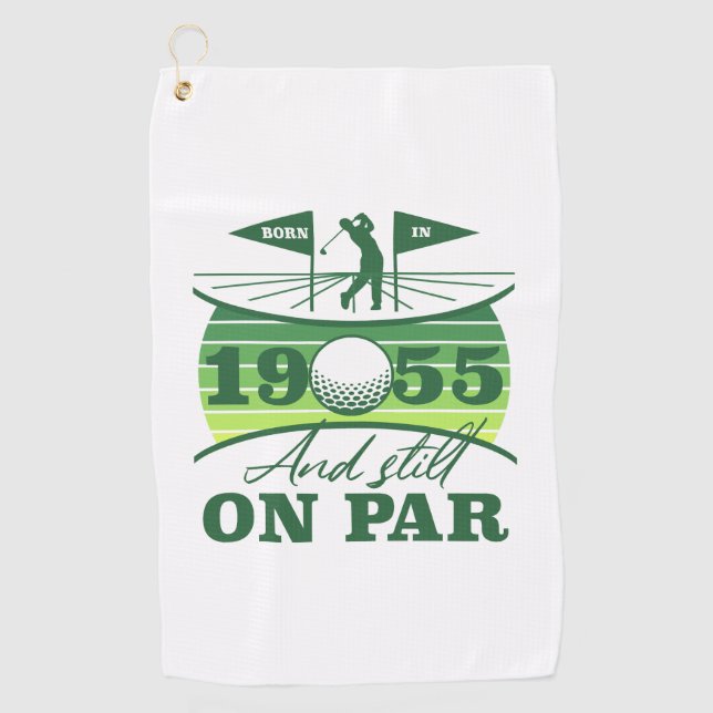 Toalla De Golf Humor de golf de 1955 a 70 años (Anverso)