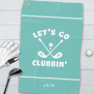 Toalla De Golf Humor de golfista moderno divertido Deportes Turqu