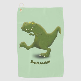 Toalla De Golf Humor divertido de los personalizados de los dinos