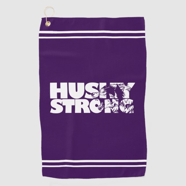 Toalla De Golf Husky Strong (Anverso)