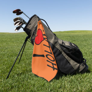 Toalla De Golf I Heart Holland bk on o gtcnt