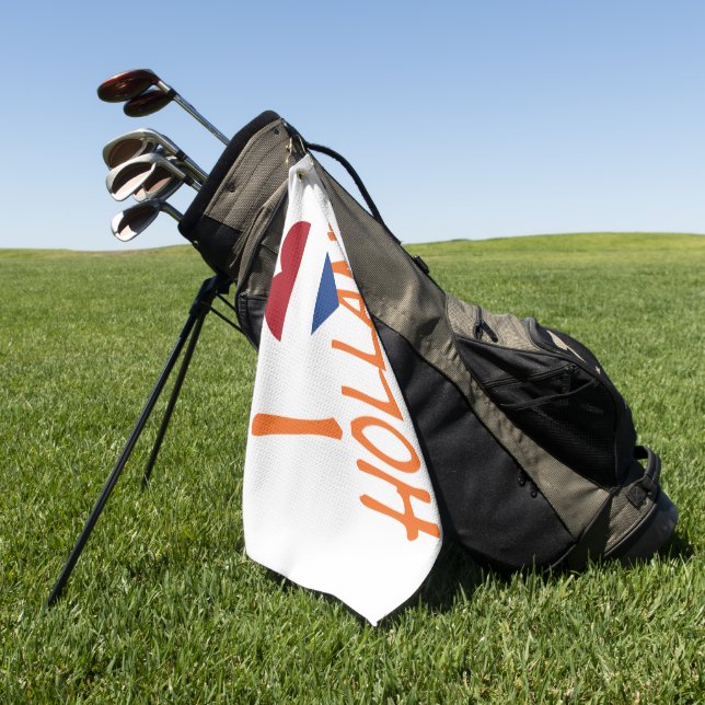 Toalla De Golf I Heartflag Holland o en wtcnt (Verde)