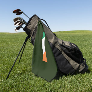 Toalla De Golf I Monograma sobrepuesto sobre la posición de la ba