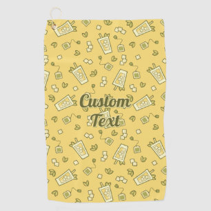 Toalla de golf Iced Tea Pattern