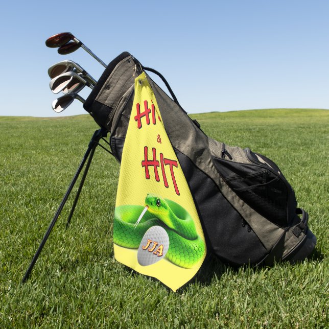 Toalla De Golf Ideas de Regalos Personalizados Divertidos (Verde)